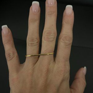 Martha Calvo Double Bar Ring